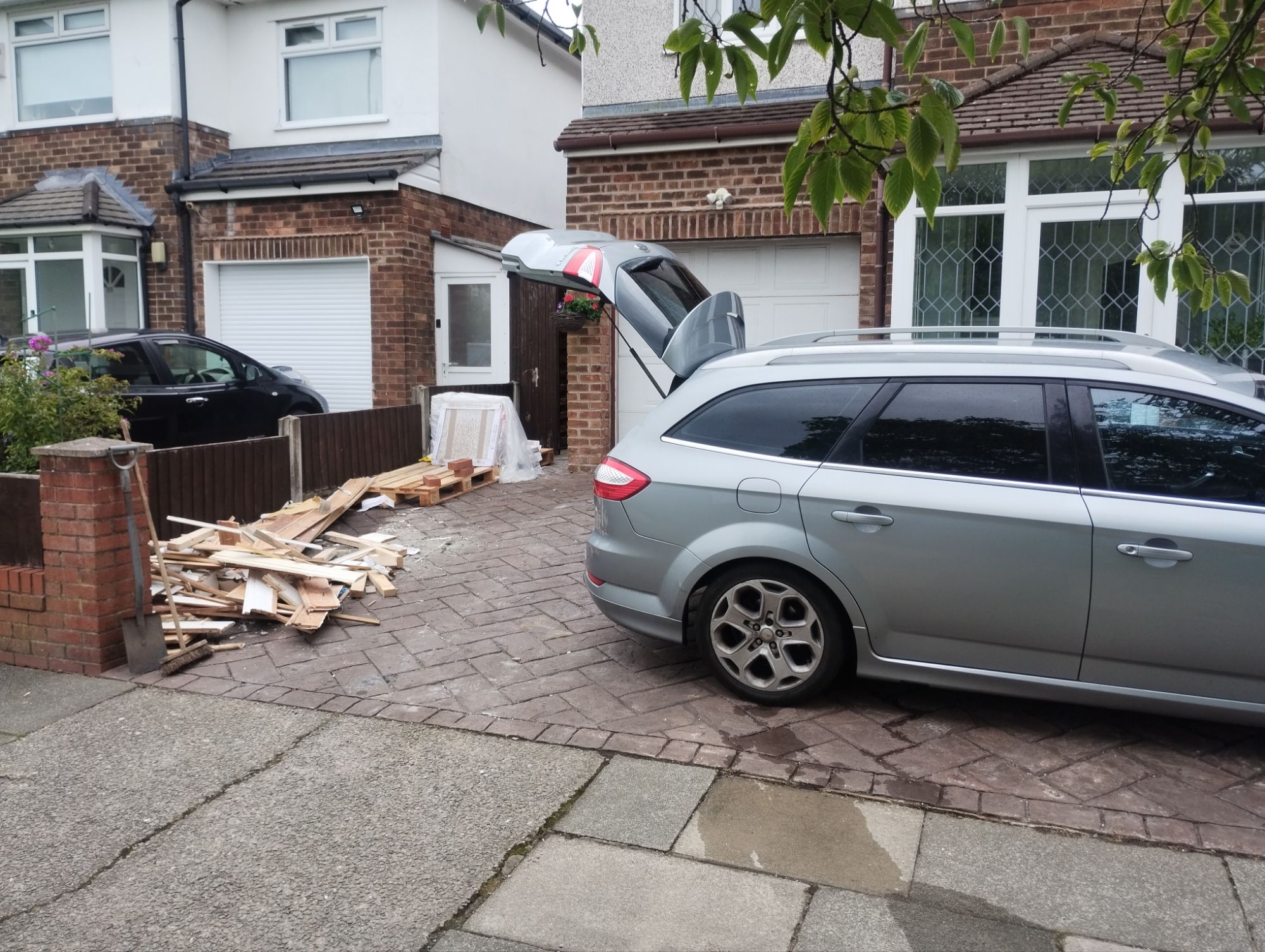 After the tilers have been!